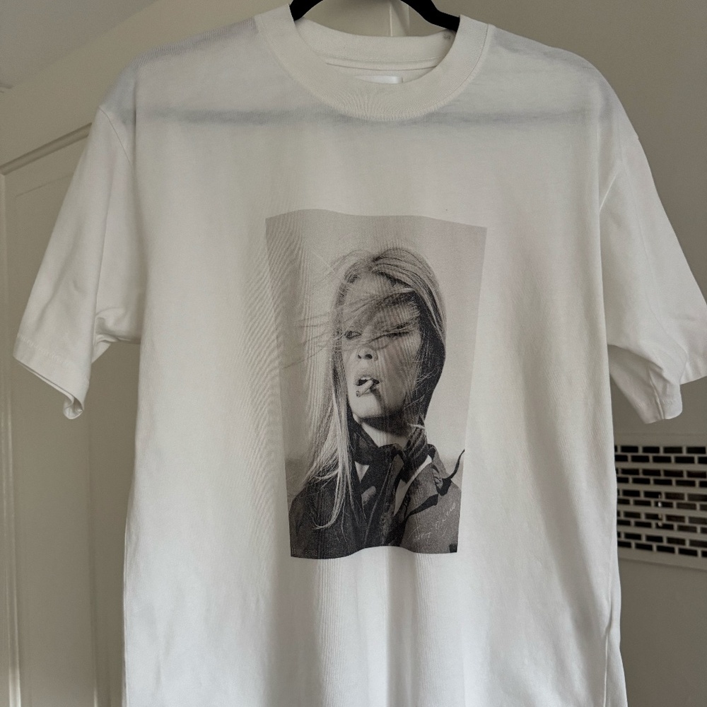 ANINE BING white t-shirt (S)